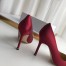 Manolo Blahnik Hangisi 105 Pumps In Bordeaux Satin