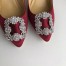 Manolo Blahnik Hangisi 105 Pumps In Bordeaux Satin