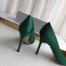 Manolo Blahnik Hangisi 105 Pumps In Green Satin