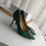 Manolo Blahnik Hangisi 105 Pumps In Green Satin