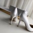 Manolo Blahnik Hangisi 105 Pumps In White Satin