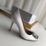 Manolo Blahnik Hangisi 105 Pumps In White Satin