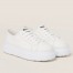 Miu Miu Women's Sneakers in White Denim