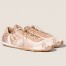 Miu Miu Plume Sneakers in Powder Pink Satin