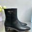 Prada Ankle Boots 55mm in Black Leather