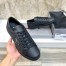 Prada Men's Sneakers in Black Leather and Nylon