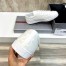 Prada Men's Sneakers in White Leather and Nylon