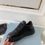 Prada Men's Low-top Sneakers in Black Leather