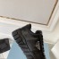 Prada Men's Low-top Sneakers in Black Leather