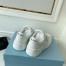 Prada Men's Low-top Sneakers in White Leather