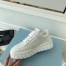 Prada Men's Low-top Sneakers in White Leather