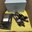 Prada Slingback Pumps 45mm in Black Brushed Leather 