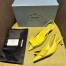 Prada Slingback Pumps 45mm in Yellow Brushed Leather