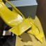 Prada Slingback Pumps 45mm in Yellow Brushed Leather