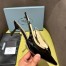 Prada Slingback Pumps 55mm in Black Patent Leather 