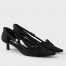 Prada Pumps 45mm in Black Canvas