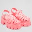 Prada Foam Sandals in Pink Rubber