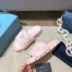 Prada Women's Slides In Pink Shearling