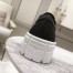 Prada Double Wheel Sneakers In Black Nylon Gabardine