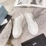 Prada Double Wheel Sneakers In White Nylon Gabardine