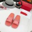 Roger Vivier Vivier Slide Covered Buckle Mules in Pink Patent Leather