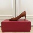 Roger Vivier Belle Vivier Trompette 70mm Pumps In Brown Calfskin