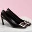 Roger Vivier Belle Vivier Trompette 70mm Pumps In Black Calfskin