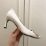 Roger Vivier Belle Vivier Trompette 70mm Pumps In White Calfskin