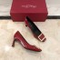 Roger Vivier Belle Vivier Trompette 70mm Pumps In Red Patent