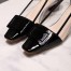 Roger Vivier Belle Vivier Pumps In Black Patent and PVC