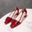 Roger Vivier Belle Vivier Pumps In Red Patent and PVC