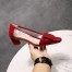 Roger Vivier Belle Vivier Pumps In Red Patent and PVC