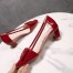 Roger Vivier Belle Vivier Pumps In Red Patent and PVC