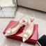 Roger Vivier Virgule Strass Buckle Slingback Pumps in White Patent Leather