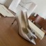 Sergio Rossi SR1 Pumps 75mm In Silver Lambskin