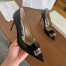 Sergio Rossi SR1 Pumps 75mm In Black Patent