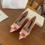 Sergio Rossi SR1 Pumps 75mm In Pink Patent