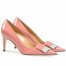 Sergio Rossi SR1 Pumps 75mm In Pink Patent