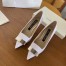 Sergio Rossi SR1 Pumps 75mm In White Patent