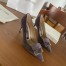 Sergio Rossi SR1 Pumps 75mm In Grey Suede