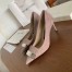 Sergio Rossi SR1 Pumps 75mm In Nude Suede