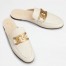 Tod's Women's Mules In White Smooth Calfskin
