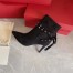 Valentino Rockstud Flair 85MM Ankle Boots In Black Suede