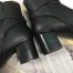 Valentino Vlogo Ankle Boot 60MM In Black Grained Leather