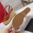 Valentino Raflower Wedge Sandals in Brown Calfskin