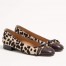 Valentino Valet Du Roi Ballet Flats in Pony-Effect Calfskin