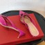 Valentino VLogo Signature Mules 40mm In Pink Patent Leather