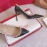 Valentino Rockstud Pumps 100mm In Black Patent Leather