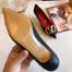 Valentino Garavani Vlogo Pumps 45mm In Black Lambskin