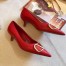 Valentino Garavani Vlogo Pumps 45mm In Red Lambskin